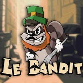 Le Bandit slot logo by Hacksaw Gaming at Safe Casino