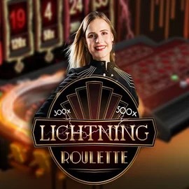 Lightning Roulette slot visual from Evolution available on safescasino.pl